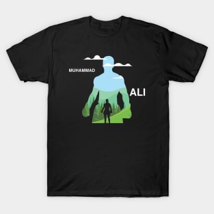 Muhammad Ali Negative Space Cool T-Shirt